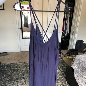 ROXY Cross strap beach dress L